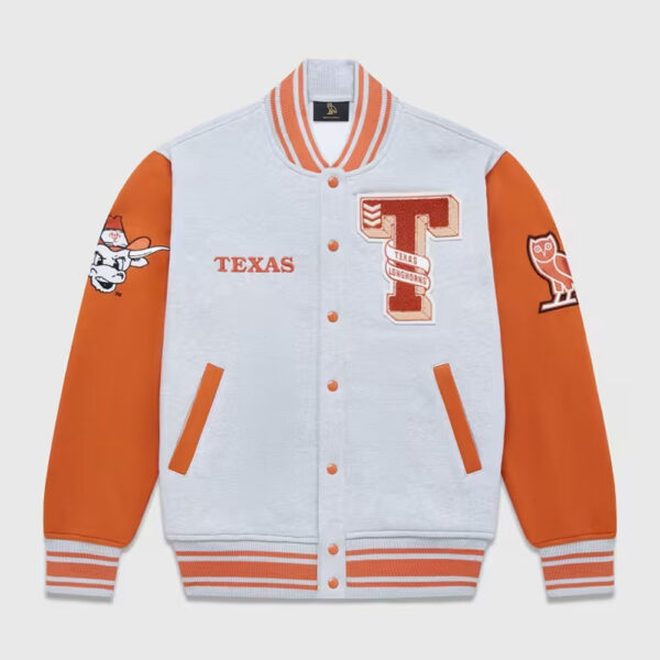 OVO X NCAA Texas Longhorns Varsity Jacket