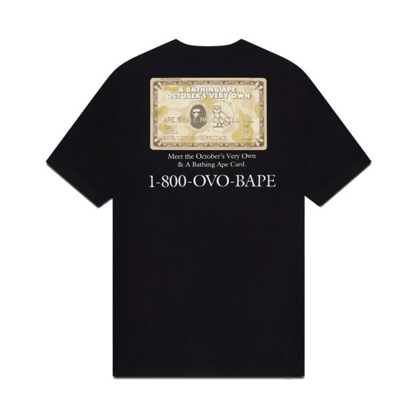 OVO x Bape Gold Card T Shirt