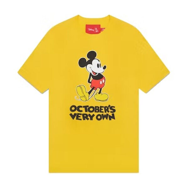 OVO x Disney Classic Mickey T Shirt Yellow