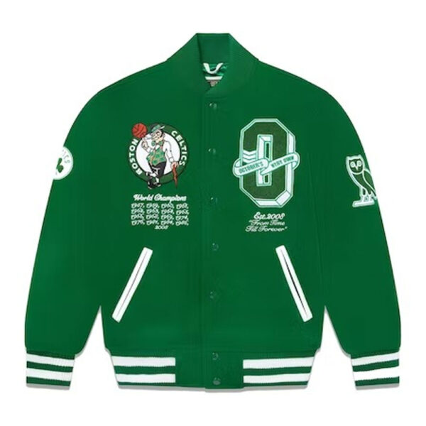 OVO x NBA Celtics Varsity Jacket