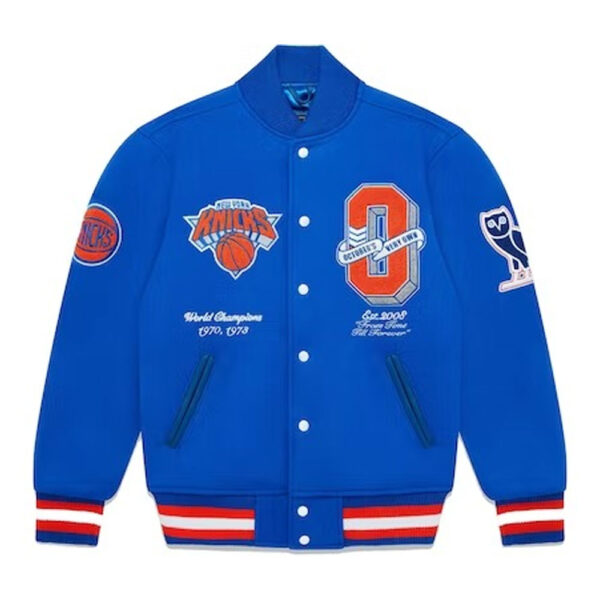 OVO x NBA Knicks Varsity Jacket